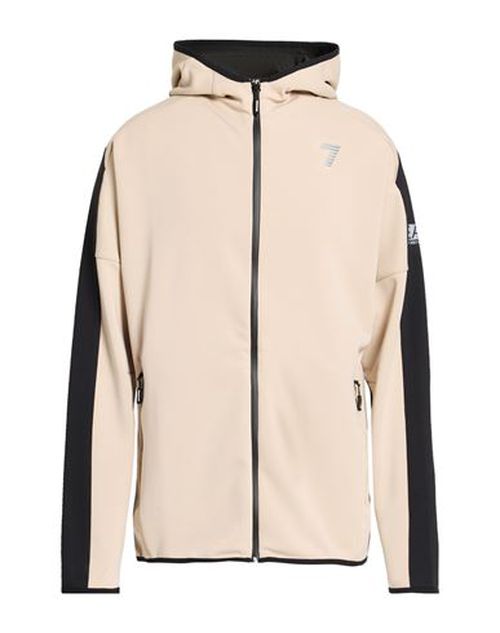 Man Sweatshirt Beige Size 3XL Polyester, Viscose, Elastane