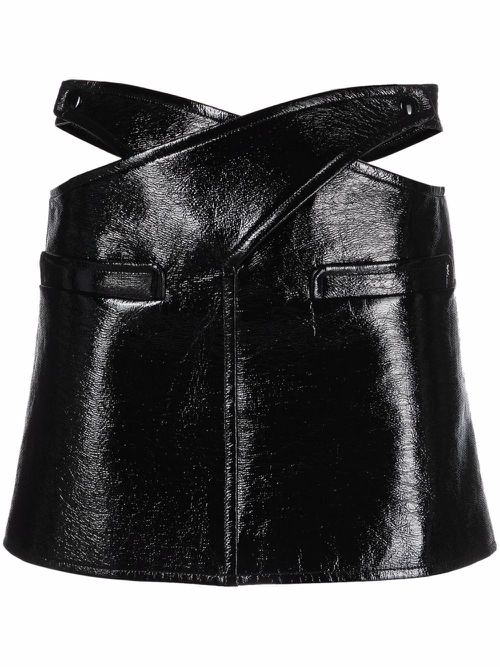 Cut-out detail skirt - Black