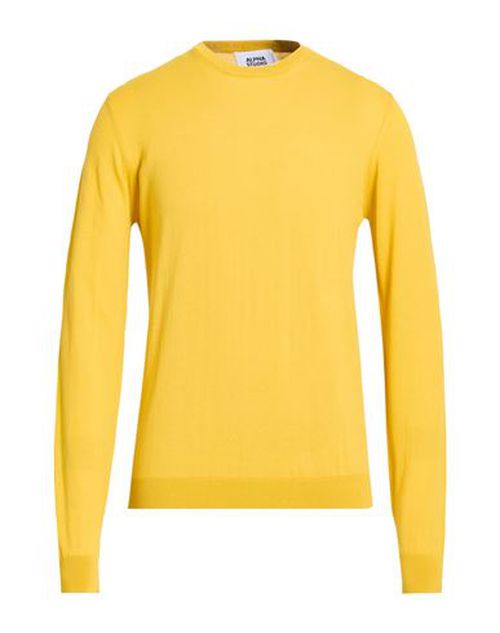 Man Sweater Marigold Size 40 Cotton