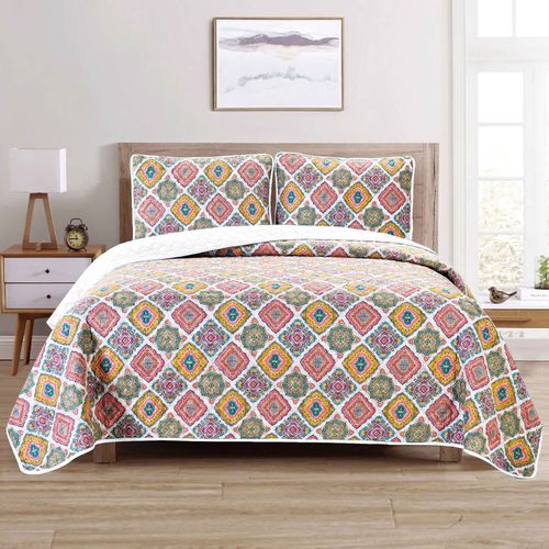 Reversible Printed Quilt Set (3 Piece)