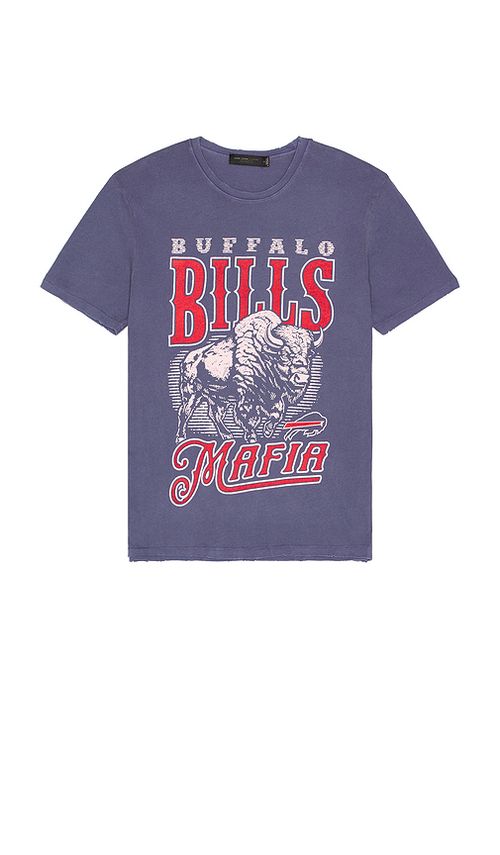 Junk Food VINTAGE-T-SHIRT BILLS MAFIA in Blue. Größe XL/1X. Also in XS, S