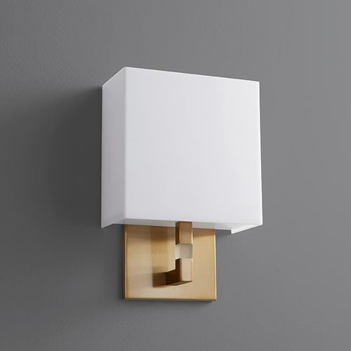 Oxygen Chameleon Wall Sconce in Aged Bras