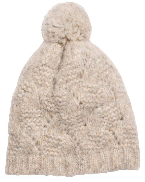Marled Cable Wool & Alpaca-Blend Beanie