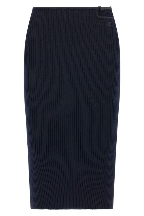 'Loop Rib Knit' Skirt