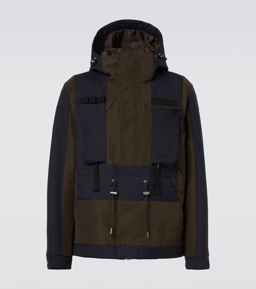 Colorblocked technical jacket