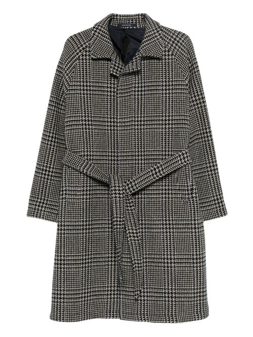Wool Jacket with Button Closure and Belt Loops
