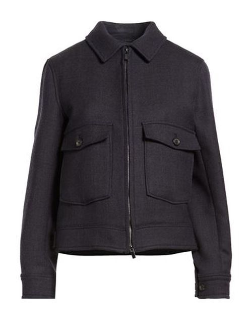 Woman Jacket Midnight blue Size M Virgin Wool