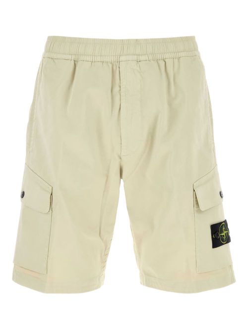 Compass-logo bermuda shorts - Neutrals