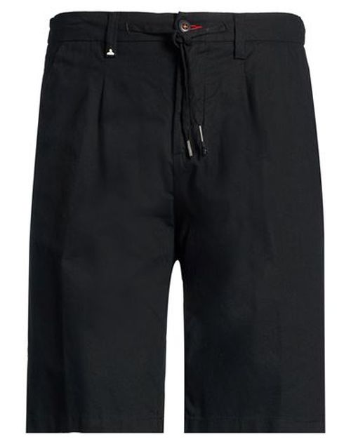 Man Shorts & Bermuda Shorts Black Size 34 Linen, Cotton