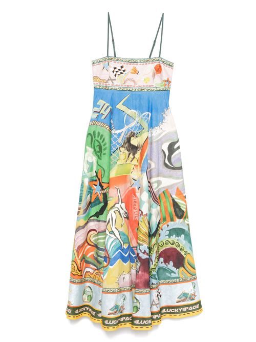 alemais lucky pace mini dress ALMAIS Lucky Pace Linen Short-Sleeve Belted Mini Shirt Dress