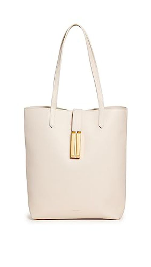 DeMellier Women's Vancouver Tote, Off White/Small Grain, One Size