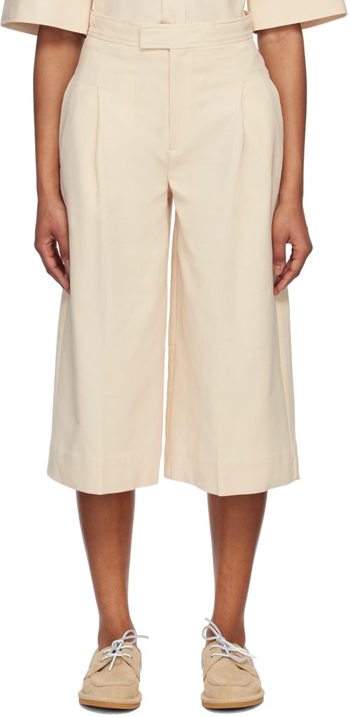 Tan Cotton Board Shorts