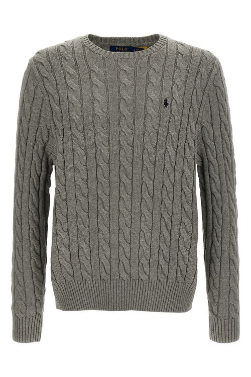 Cotton Braided Sweater