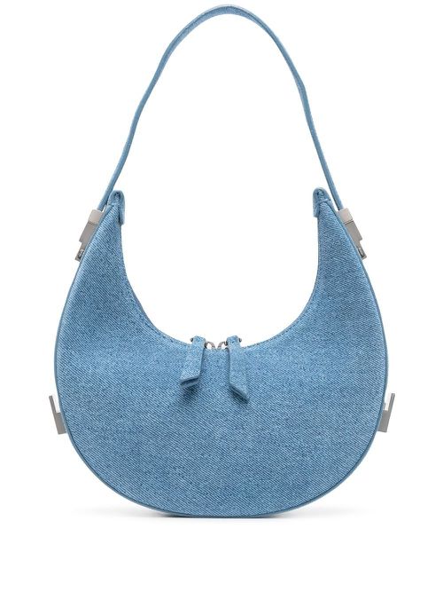 Toni Mini denim shoulder bag - Blue