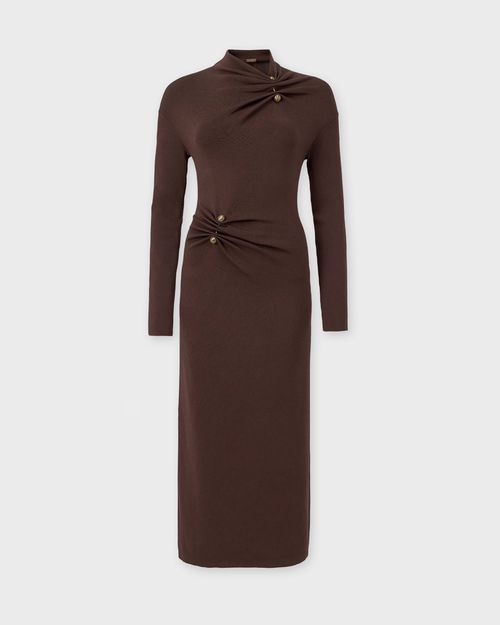Cult Gaia Dress Vera Brown