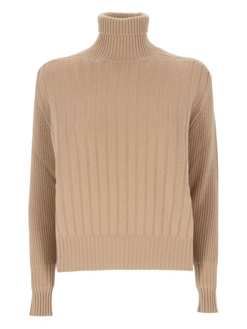 Purotatto roll-neck jumper - Neutrals