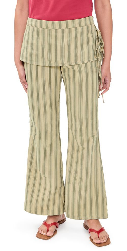 Alpine Pants Beige Stripe