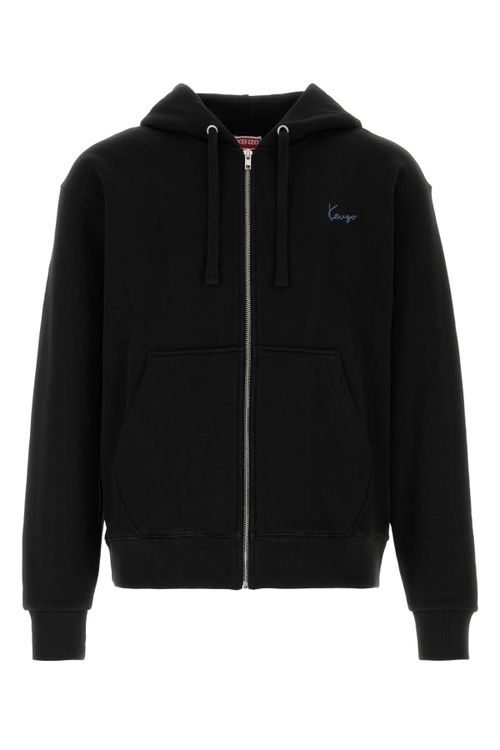 Cotton Sweatshirt — Black