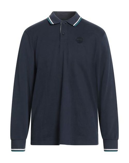 North Sails Man Polo shirt Navy Size L Cotton