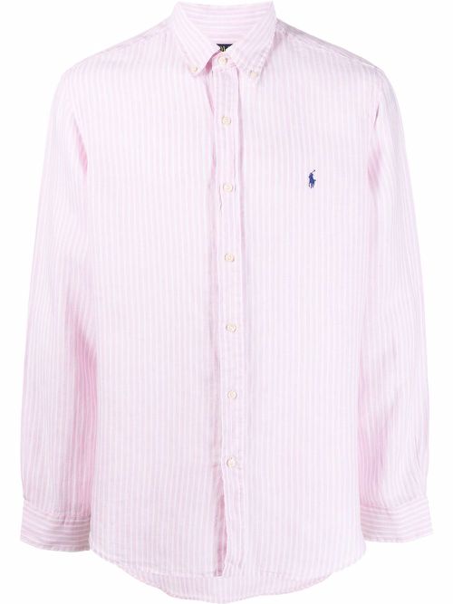 Polo Pony striped shirt - Pink
