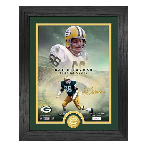 Ray Nitschke Green Bay Packers Bronze Coin Photo Mint