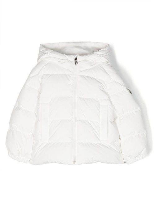 Eric padded goose-down jacket - White