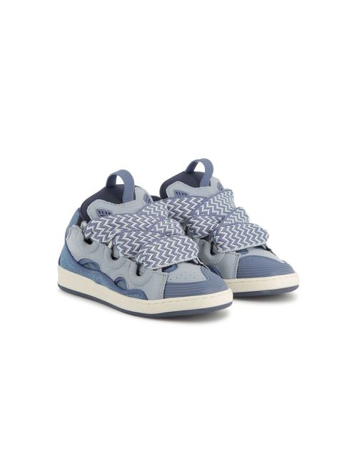 Panelled sneakers - Blue