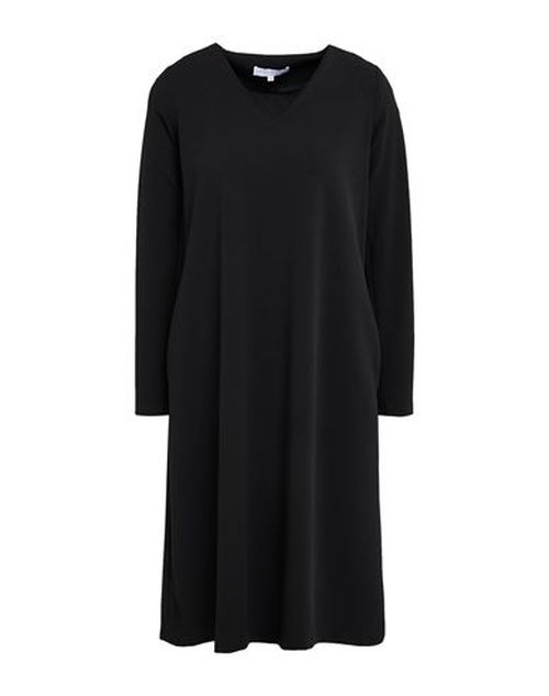 Woman Midi dress Black Size 8 Polyurethane, Elastane