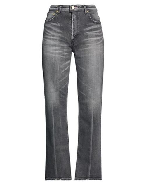 Tu Es Mon Trésor Woman Jeans Grey Size 26 Cotton, Polyester, Polyurethane