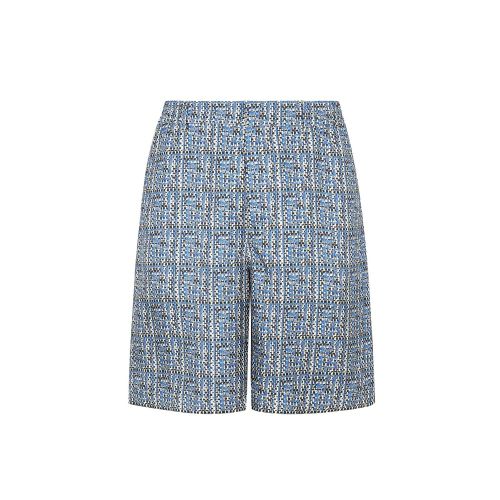 Silk Bermudas — Blue