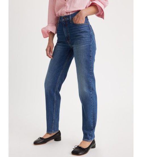 Levi's for woman. A3506-0015 Jeans 80s Mom blue (24/32), Casual, Cotton, Denim