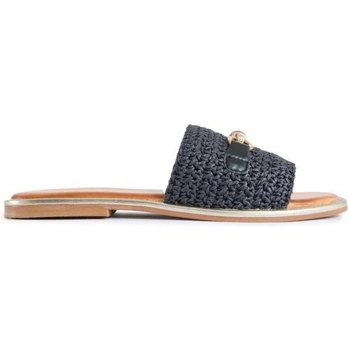Sole Womens Ldn Blake Slide Sandals - Black Leather