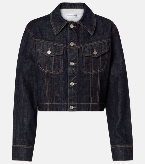 Cropped denim jacket