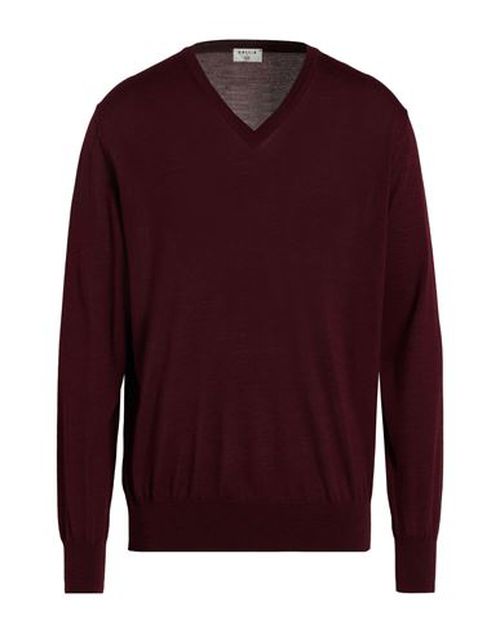 X Sør Man Sweater Garnet Size 48 Merino Wool, Silk