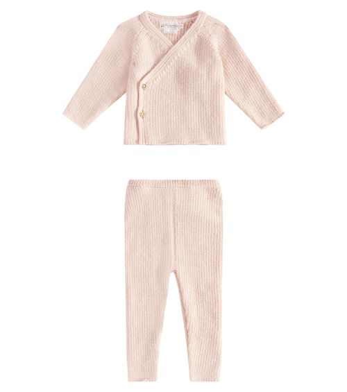 Bonpoint Baby Théva alpaca cardigan and pants set