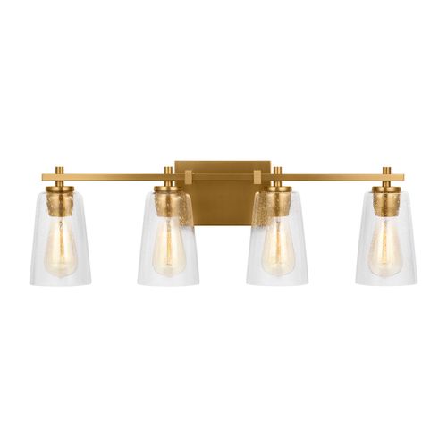 Burnished Brass Bathroom Vanity Light from the Mercer Collection
