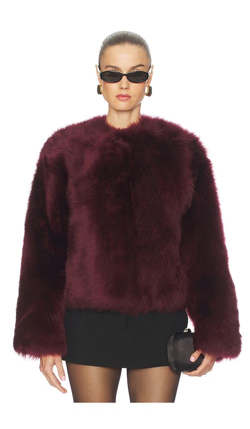SIMKHAI VESTE COURTE NATASHA en Red. XS. Also en L