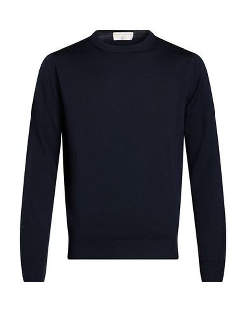 Man Sweater Navy Size 34 Wool