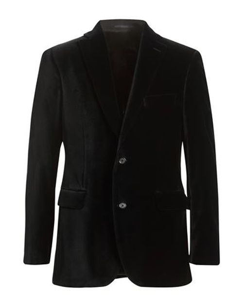 Man Blazer Black Size 40 Cotton, Cashmere