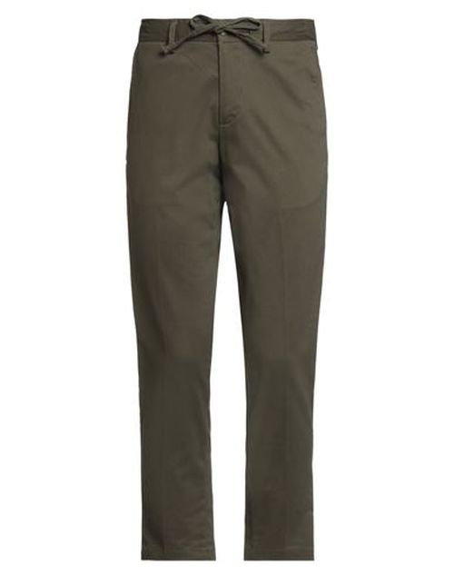 Man Pants Military green Size 31 Cotton, Elastane