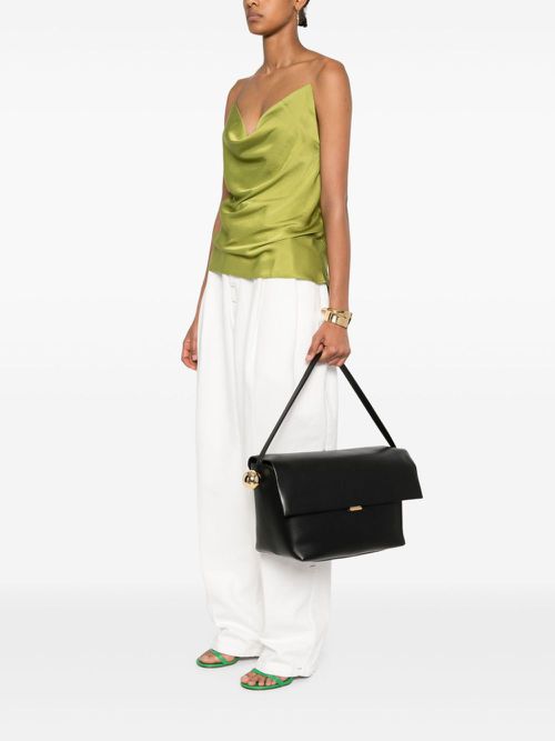 The Rond Carré shoulder bag - Black