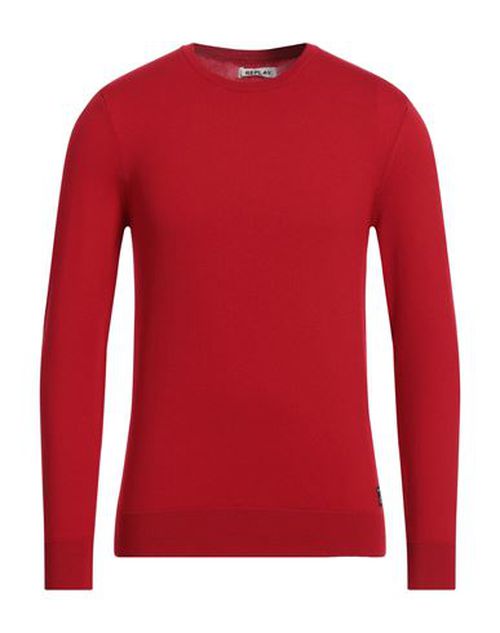 Replay Man Sweater Red Size S Virgin Wool, Polyester, Elastane