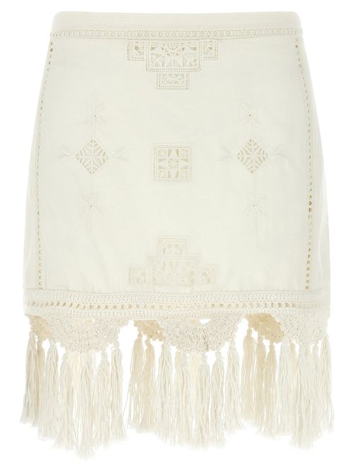 Sandra Skirt — Cream