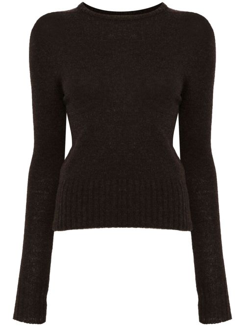 Crew-neck jumper - Brown