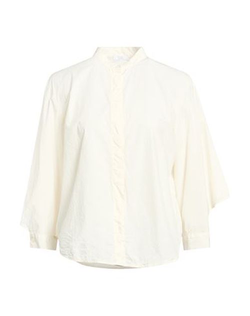 Woman Shirt Ivory Size 6 Cotton