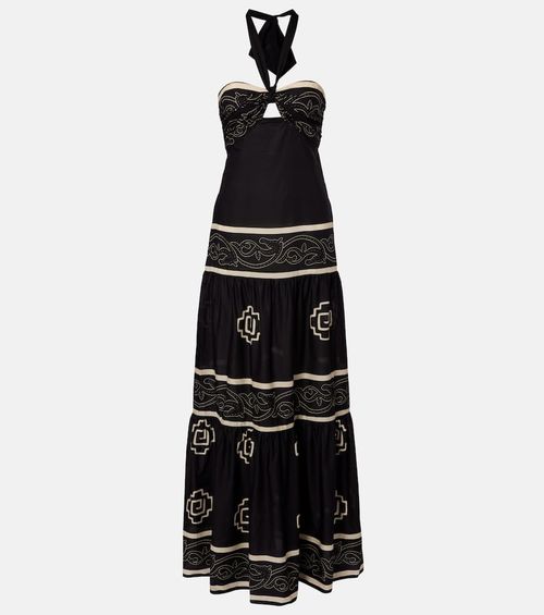 Orilla Del Mar cotton poplin maxi dress