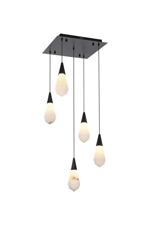 Black LED Pendant from the Amora Collection
