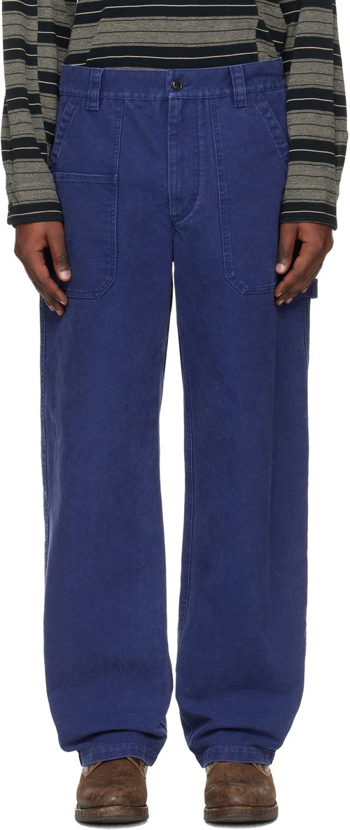 Blue Albo Trousers