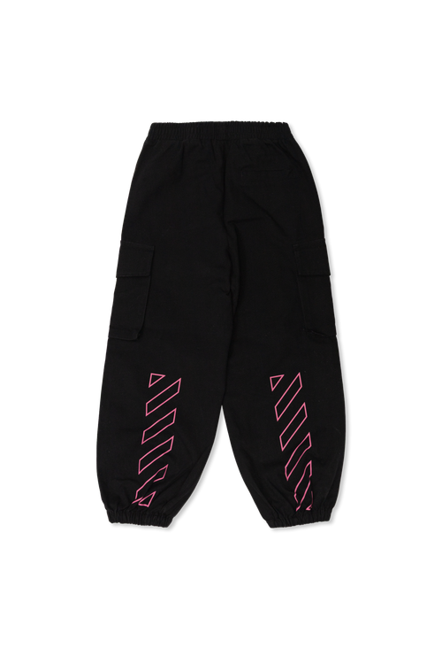 ‘cargo’ Trousers, Unisex, Black