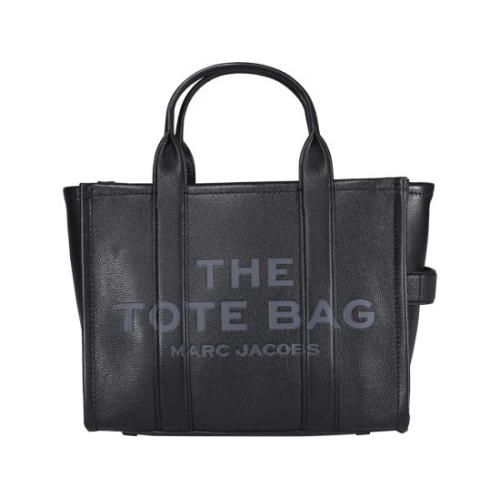 The Leather Medium Tote Black Handbag